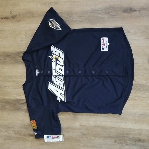 Other - Jeff Bagwell Astros Blue Throwback Mens Stitched New Astrodome